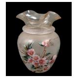 New England Glass Enameled Decor Pomana Pitcher