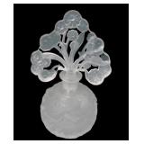 Bohemian Art Deco Crystal/ Frosted Perfume