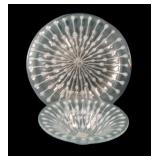 Higgins MCM Art Glass Bowl and Underplate