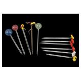 Assortment of Lauscha Bimini Cocktail Olve Picks