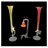 Three Bimini/ Lauscha Germany Glass Items
