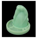 McKee Jadite Green Bottoms Up & Coaster