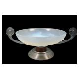 French Ezan Deco 'Nesting Birds' Centerpiece Bowl