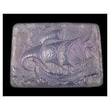 Consolidated Glass Deco Santa Maria Cigarette Box