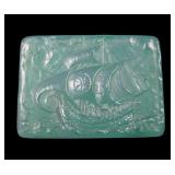 Consolidated Glass Deco Santa Maria Cigarette Box