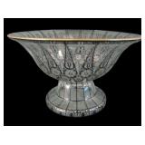 Adoph Beckert Enameled Glass Flared Ftd Bowl