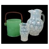 Three Piece Fenton Glass Lot