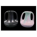 Two Muncie Pottery Handled Vases
