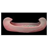 Muncie Pottery Canoe & Flower Frog