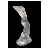 Lalique 'Danseuse Bras Leves' Crystal Sculpter