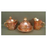 Imperial IG Marigold Lustre Rose 3 PC. Table Set