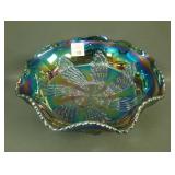 Fenton Purple Fantail Ftd Bowl