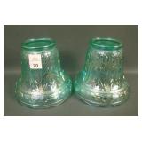 Imperial IG Ice Green Acorn Lamp Shade Vases