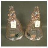 Pair of LIG Ice Pink "Suzanne"Bells