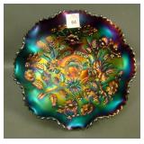 Northwood Purple Goodluck Ruffled Bowl