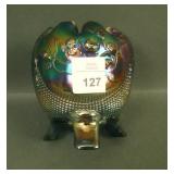 N"wood Purple Fine Cut &  Roses Rosebowl