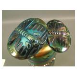 Pair of Purple Big Butterfly Hatpins