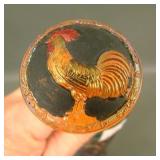 Amber Rooster Hatpin