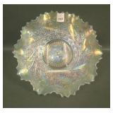 Dugan White Round Up Low Ruffled Bowl