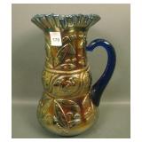 Fenton Blue Lily of the Valley Water Pitcher