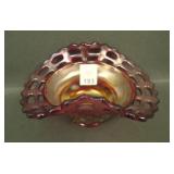 Fenton Red Two Row Open Edge 2 Sided Hat