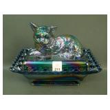 Westmoreland Cont. Purple Cat Covered Dish