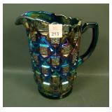 Westmoreland Purple Checkerboard Water Pitcher