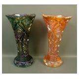 Pair of Imperial IG Octagon Flared Vases