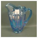 LE Smith Cobalt Blue Moon & Stars Pitcher