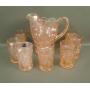 LIG Contemp Pink Tiger Lily 8 Piece Water Set
