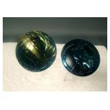 Lot of Two Dk Purple Top of the Walk Hatpins