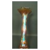 Imperial Dk Marigold Beaded Bullseye Vase