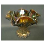 Imperial Smoke Columbia Ruffled Vase