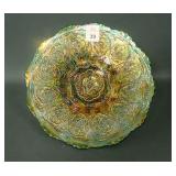 Fenton Green Persian Medallion 7 1/2" Plate