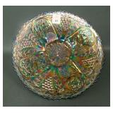 Fenton Blue Lotus & Grape Plate