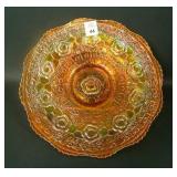 Fenton Dark Marigold Captive Rose Plate