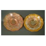 Two Piece Fenton Marigold Plate Lot