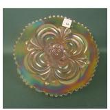 Imperial Marigold Scroll Embossed 9 3/4" Plate