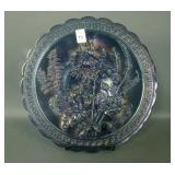Imperial Smoke Chrysanthemum Chop Plate
