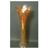 Fenton Marigold Bullseye & Beads 13 3/4" Tall