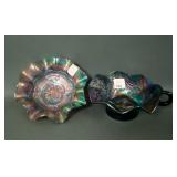 Two Piece Dugan Carnival Glass Lot