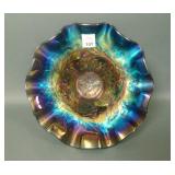 Dugan Elec. Purple Dogwood Spray  Domed Bowl