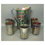 Dugan Purple Cherry Wreath 6 Pc Water set