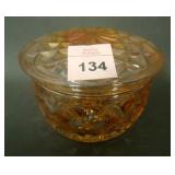 European Marigold Svea Small Covered Powder Jar