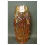 European Dk MG Rising Comet Cylinder Vase