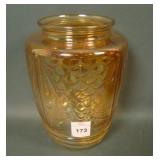 Maker? Marigold Fishtail Bulbous Vase