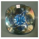 Eda Blue Four Flowers Sided Bowl