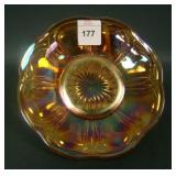 Maker? Dk Marigold Ribbon Swirl Plate