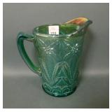 Imperial Green Poinsettia Milk Pitcher