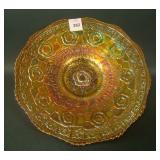 Fenton Marigold Captive Rose Plate